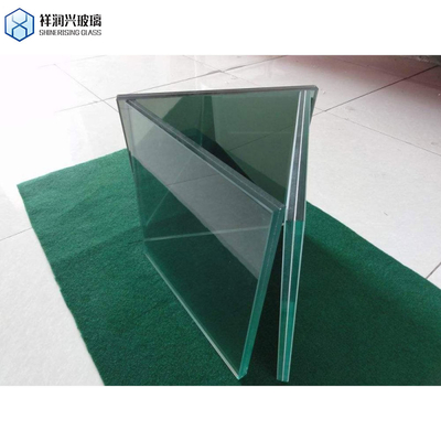 Lâmina de vidro laminada temperada e refletora
