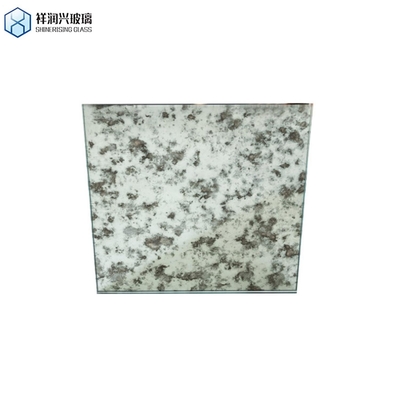 Rectângulo de ouro espelho antigo vidro de tijolo de parede espelho de parede títulos 12X12 para camadas demanda