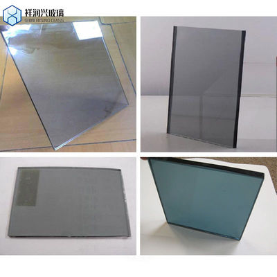 Qinhuangdao para mobiliário de vidro reforçado refletor colorido de bronze azul verde personalizado