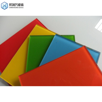 Vidro flutuante 12 mm Meio vidro divisória de escritório vidro colorido laminado vidro congelado folha de vidro