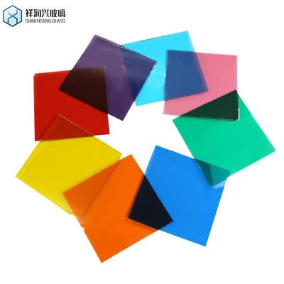 Vidro flutuante 12 mm Meio vidro divisória de escritório vidro colorido laminado vidro congelado folha de vidro