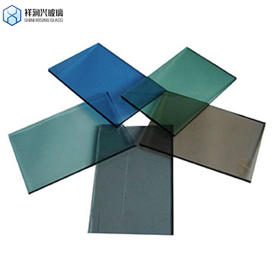 Solicitação personalizada 3mm-12mm Tinted Float Glass com cores verde azul cinza bronze