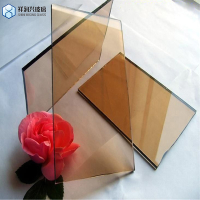 Solicitação personalizada 3mm-12mm Tinted Float Glass com cores verde azul cinza bronze