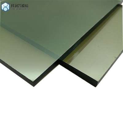 Vidro laminado 4mm 5mm 6mm 8mm Float Edifício de escritórios Bronze Verde Azul Cinza Cor Refletora Vidro Tintado