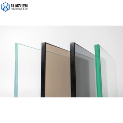 Vidro flutuante de cor sólida refletor tintado Directo para vidro paralelo único