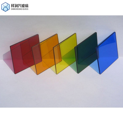 4 6 Lâmina refletiva de bronze tintado transparente Louvre Vidro para janelas e cores sólidas