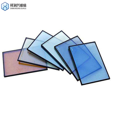 Vidro laminado temperado colorido de bronze azul escuro de 4 mm e 5 mm personalizado com certificado SGS