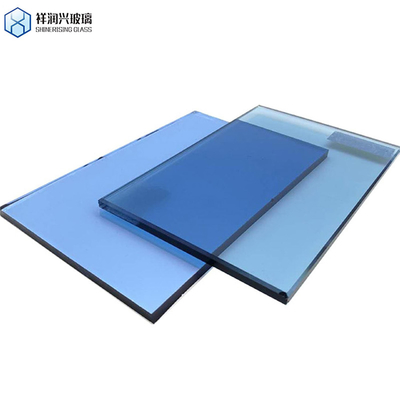 Solicitação personalizada Obtenha 8 mm de vidro de float cinza azul escuro de Maika International