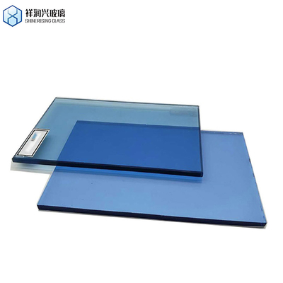 Técnica personalizada vidro flutuante cinza escuro laminado para soluções decorativas