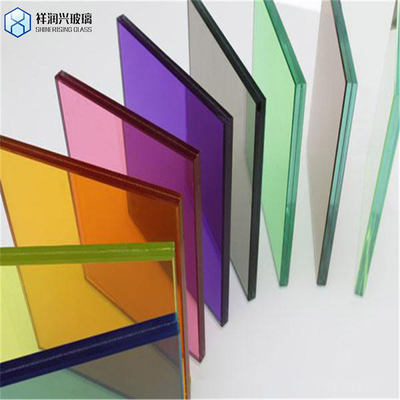 Estrutura sólida Tintura de vidro refletor solar flutuante com cores de bronze verde azul cinza