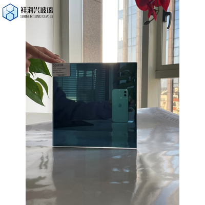 1830*2440/2140*3300/2440*3660 Espelho de vidro flutuante de prata sem quadro para decoração de edifícios