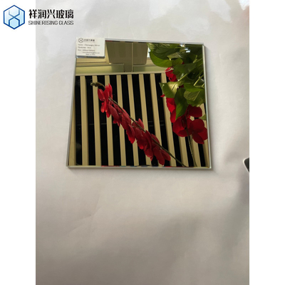 Espelho de vidro transparente decorativo com bordas polidas planas e certificado SGS
