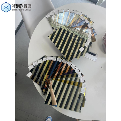 1.8-8mm Bronze Grey Blue Tinted Coloured Mirror Glass para várias aplicações