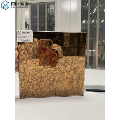 Espelho antiquado de 4 mm para decoração residencial Espelho de banheiro no padrão GB15763.2-2005