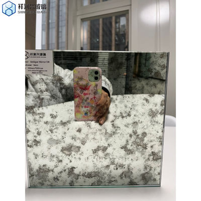 Vidro de espelho antiquado ecológico personalizável com opções de azul claro verde cinza rosa