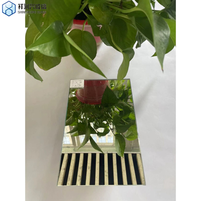 4mm 5mm Prata Decorativo Espelho de Parede Vidro Flutuante para Construção Antigo Design Moderno