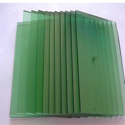 Pedido personalizado de vidro flutuante temperado de fumaça cinza claro cinza tintado para construção