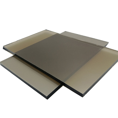 Personalização 4mm 5mm 6mm 8mm Bronze Verde Azul Cinzento Float Glass Color Reflective Tinted Glass Construção de vidro em vidro colorido temperado
