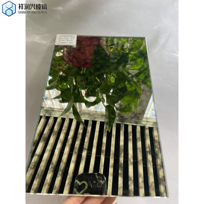 Finalização de prata Corte e processamento de arestas de espelhos antigos