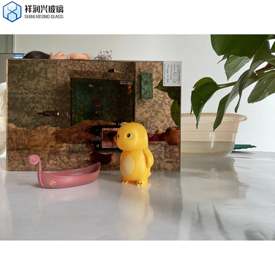 Espelho colorido 3-6mm Espelho antigo vidro para decoração de casa acabamento e camadas de prata