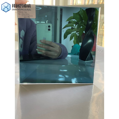 Vidro retangular refletor preto de vidro flutuante colorido para vidro tintado