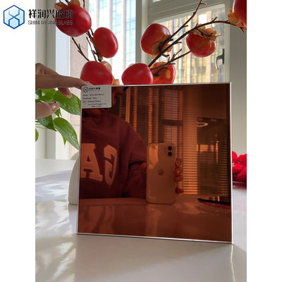 Pedido personalizado de decoração de parede de vidro de espelho de camadas múltiplas com efeito de extensão infinita