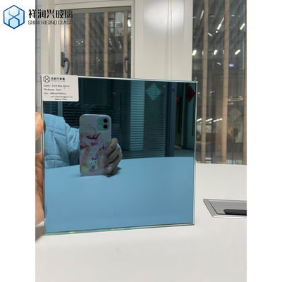 Pedido personalizado de decoração de parede de vidro de espelho de camadas múltiplas com efeito de extensão infinita