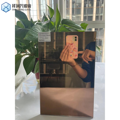 Antigo espelho de vidro para decoração de interiores camadas de parede retangular como o cliente principal