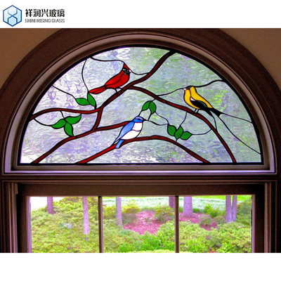 Vidro transparente com padrão chuveiro de flauta com nervuras textura clara vidro decorativo 5 mm