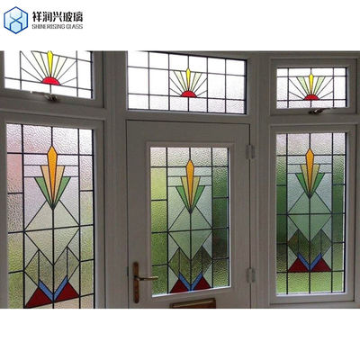 5 anos Serviço pós-venda para arte vidro laminado Decoração de portas de arco ou janelas
