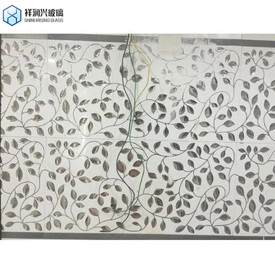 Vidro de padrão de bronze Muru Fluted Textured Reed Pattern Glass Decorativo Gravado Vidro Temperado