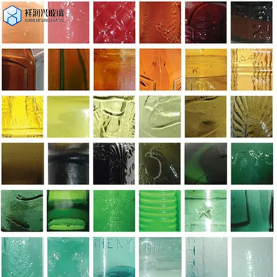 Arquitetônica Arte gravada profunda vidro parede Basketweave fundido vidro fundido Art Fusing Glass 5