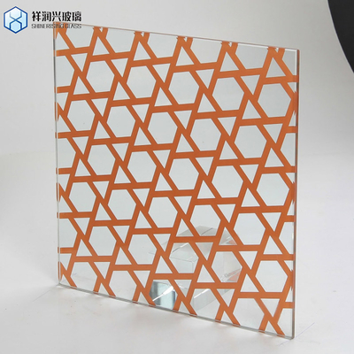 Arquitetura Vidro colorido de estrela da cidade temperado plano para pintura decorativa e mosaico