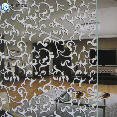 Flatness Conforming Article Toughened Safety Privacy Pattern Glass para residência e hotel