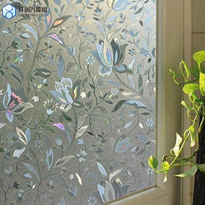 Artigos de forma plana e conformes, de arte fundida, com padrões, painéis de vidro flutuado para decoração de parede