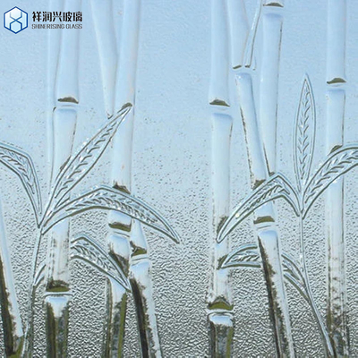 Vidro de padrão Moru transparente e extra transparente de 3 mm-6 mm certificado CE