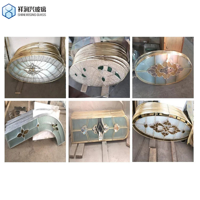 Fabricado vidro de arte espelho de parede decorativo com espessura como o requisito do cliente