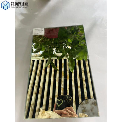 Vidro decorativo polido plano espelho antigo folha de vidro para parede vidro único