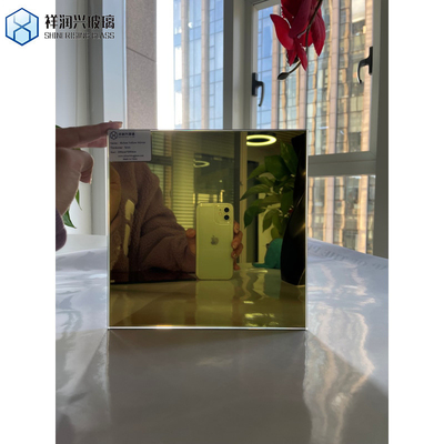 Espelho de parede retangular sem moldura em cor púrpura rosa bronze ouro ideal para decoração doméstica