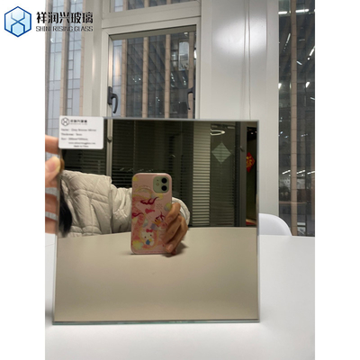 Folha de vidro de espelho colorido decorativo de parede com aprovação CE e personalizada