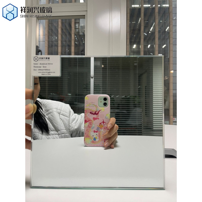 Folha de vidro de espelho colorido decorativo de parede com aprovação CE e personalizada