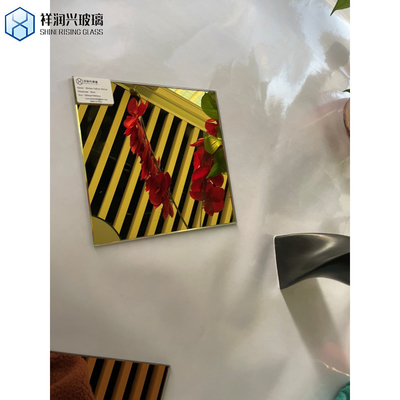 1mm-3mm vidro colorido espelho prateado para camadas de parede de divisória como o cliente principal