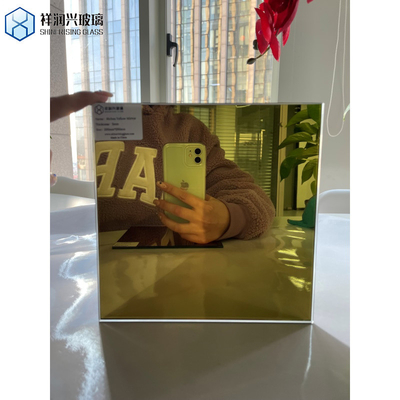1mm-3mm vidro colorido espelho prateado para camadas de parede de divisória como o cliente principal