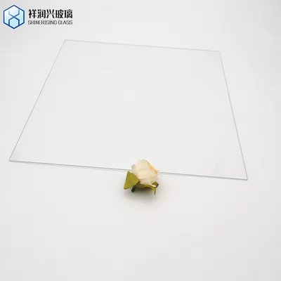 Vidro solar de névoa de ferro temperado com camadas de 3,2 mm e 4 mm conforme exigência do cliente