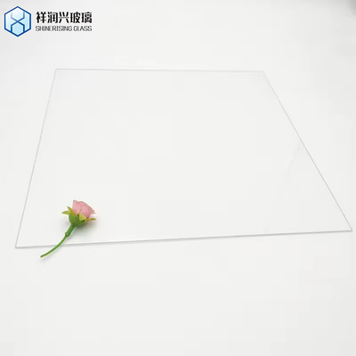 Vidro solar de névoa de ferro temperado com camadas de 3,2 mm e 4 mm conforme exigência do cliente