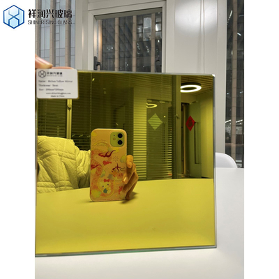 Espelho decorativo de vidro pintado colorido com e direto em demanda