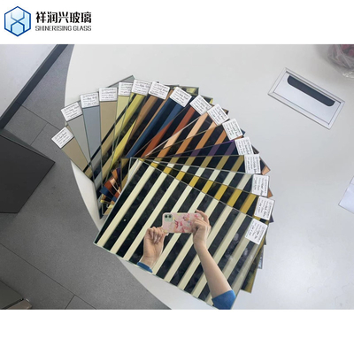 Espelho colorido para decoração Vidro laminado/isolado/flutuante/patrimoniado/temperado
