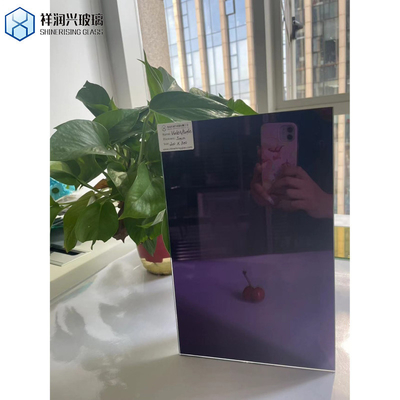Peças de espelho de prata vidro revestido duplo de cor espelho de alumínio transparente espelho de flutuação transparente vidro personalizado
