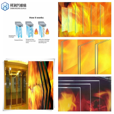 4mm porta de lareira resistente ao calor lareira vidro cerâmico como exigência do cliente