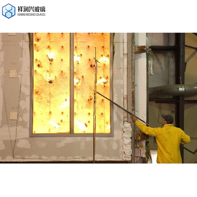 Folha de vidro resistente a incêndio extra ultra clara para construção de janelas 1 mm a 15 mm de espessura